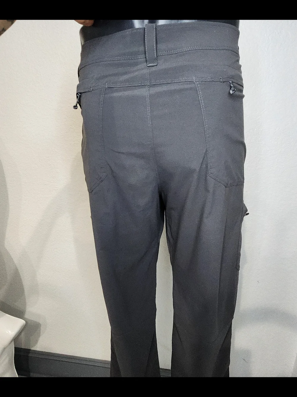 L.L. Bean Men's Charcoal Stretch Chinos